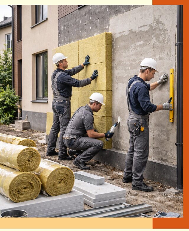 Утепление таунхауса в Шуе от 7402 руб/м2 — комплекс под ключ | ТепломастерШуя