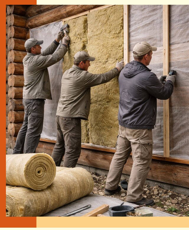 Утепление деревянного дома в Шуе эффективными технологиями