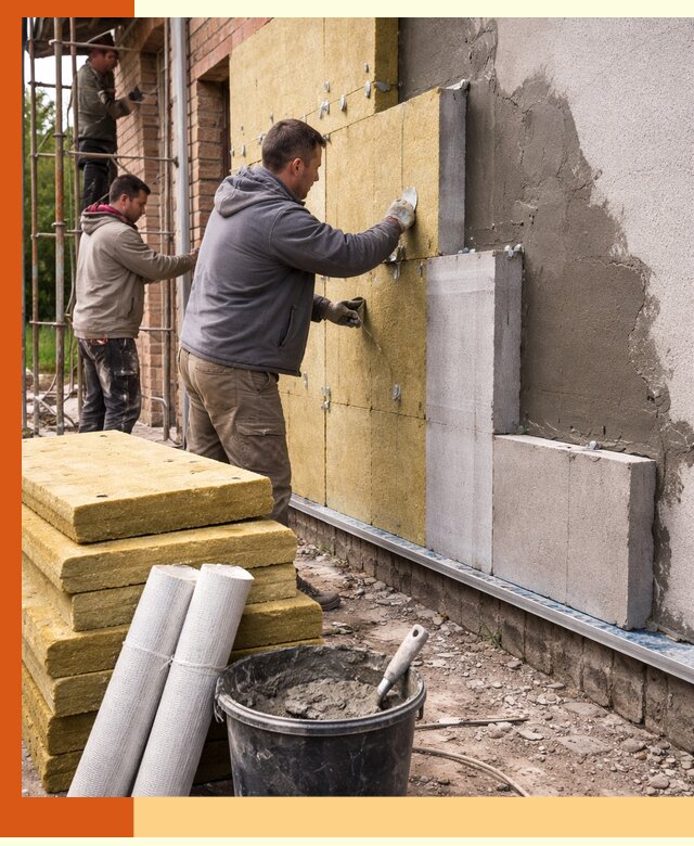 Утепление кирпичного дома под ключ в Шуе