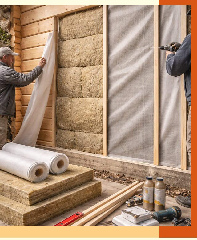 Утепление дома из минибруса в Шуе от 4626 руб/м2 — заказать профессионально | ТепломастерШуя