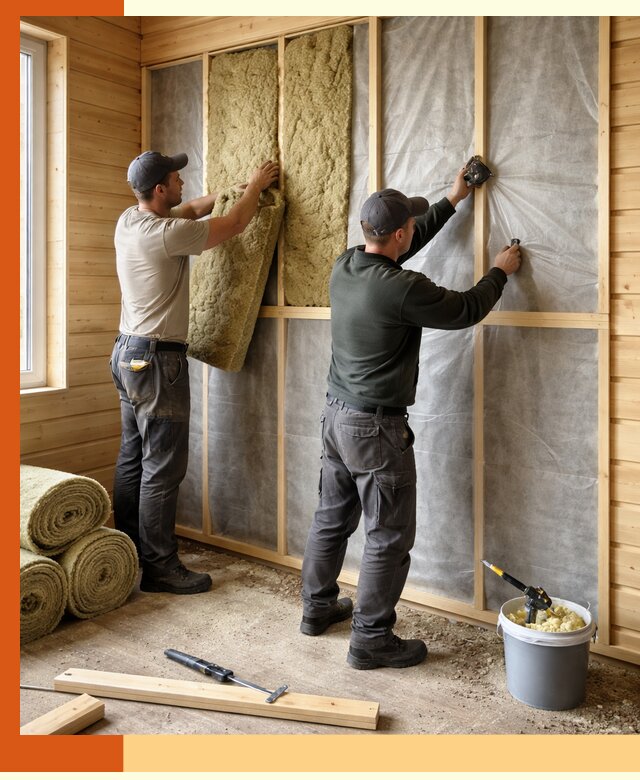 Утепление дома из минибруса в Шуе: комплексные теплоизоляционные работы