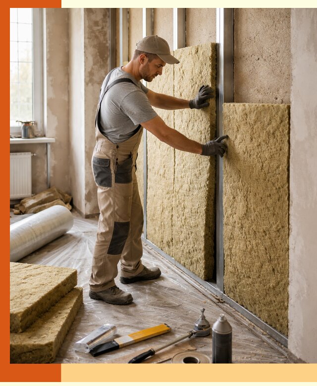 Утепление квартиры в Шуе — комплексная теплоизоляция стен и полов