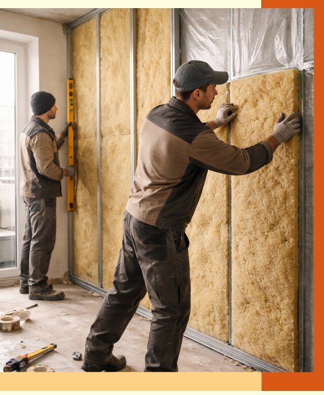 Утепление квартиры изнутри в Шуе от 4472 руб. за м2 | Проф. работы ТепломастерШуя