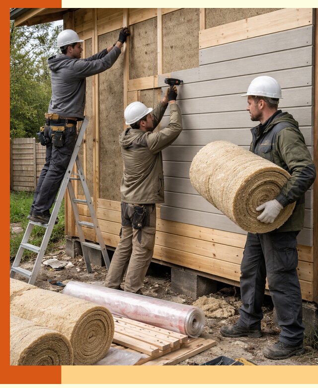 Утепление бани снаружи в Шуе профессионально и надежно