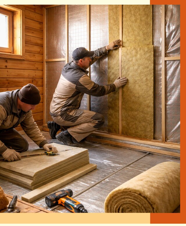 Утепление бани изнутри в Шуе под ключ от 4318 руб./м² | ТепломастерШуя