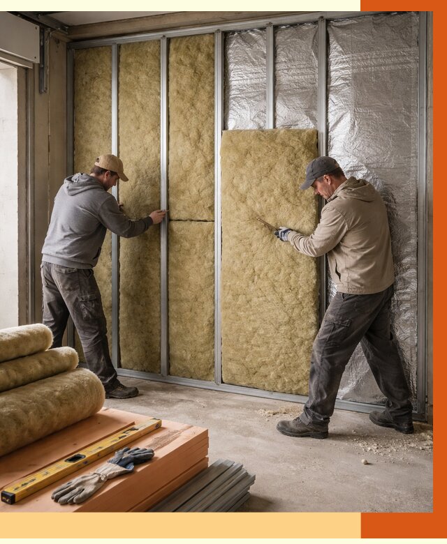 Утепление гаража изнутри в Шуе от 7710 руб/м2 — работы и цена | ТепломастерШуя