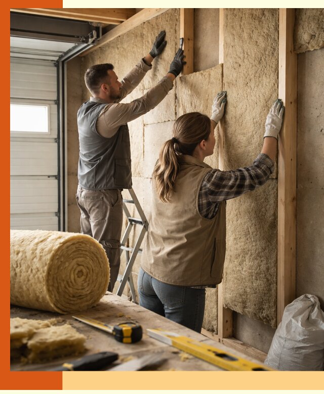 Утепление гаража изнутри в Шуе: быстро и надежно