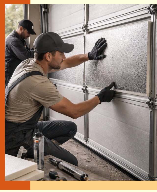 Утепление гаражных ворот в Шуе качественно и надежно