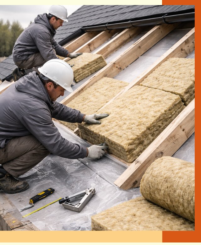 Утепление крыши в Шуе от 1902 руб./м2 — комплексное утепление кровли | ТепломастерШуя