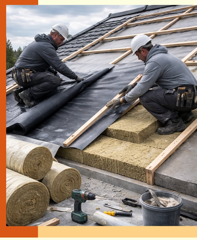 Утепление крыши снаружи в Шуе: профессиональная теплоизоляция