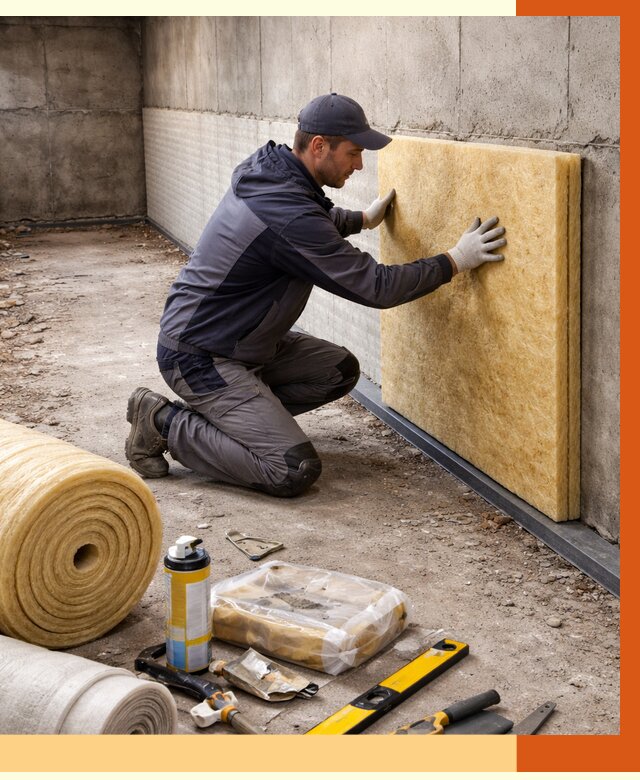 Утепление фундамента изнутри в Шуе от 4318 руб./м2 — работы под ключ | ТепломастерШуя