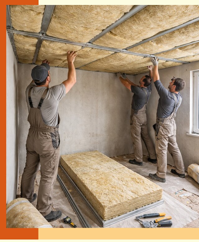 Утепление потолка в Шуе — тепло и без сквозняков