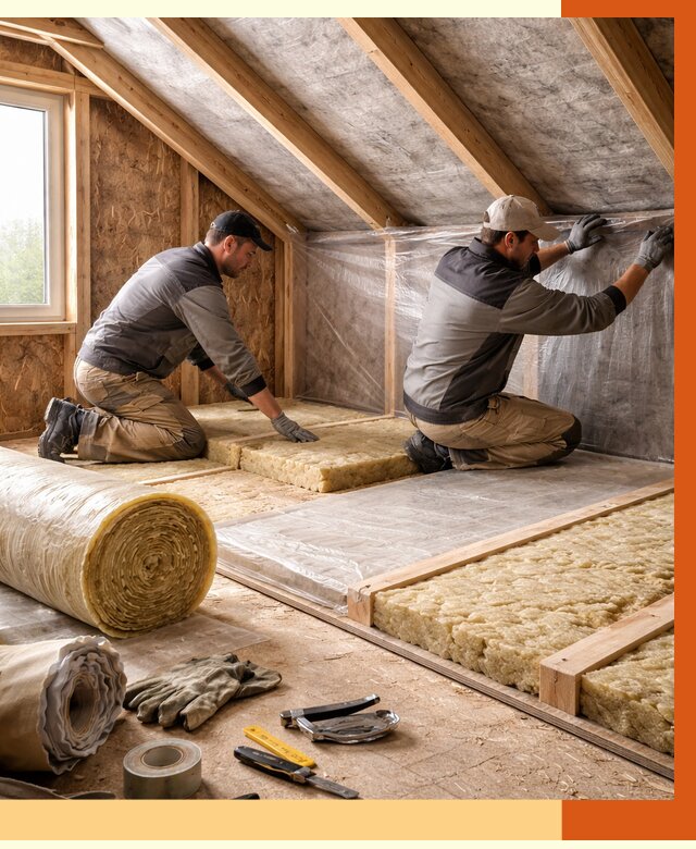 Утепление чердака в Шуе от 7710 руб/м² — теплоизоляция и комплексное утепление под ключ | ТепломастерШуя