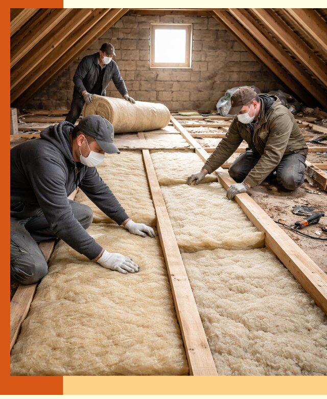 Утепление чердака в Шуе — профессиональная теплоизоляция кровли