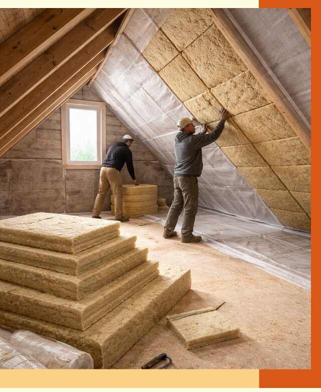 Утепление мансарды в Шуе от 2570 руб/м2 — комплексно и под ключ | ТепломастерШуя