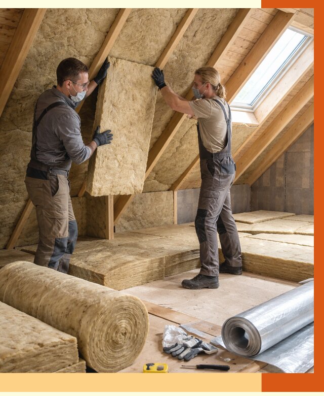 Утепление мансарды минватой в Шуе от 4318 руб./м2 — монтаж и пароизоляция | ТепломастерШуя