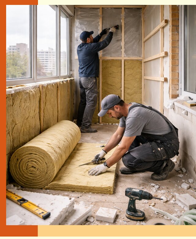 Утепление балкона под ключ в Шуе качественно и быстро