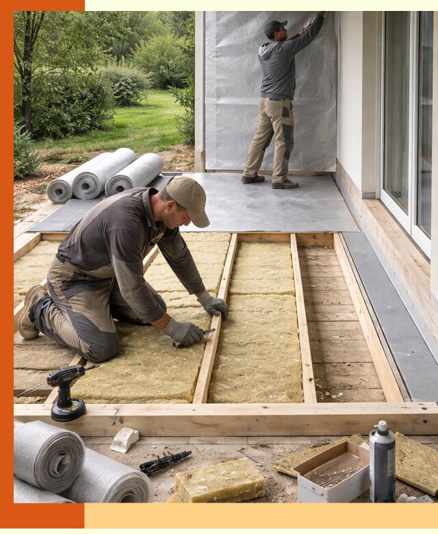 Утепление террасы в Шуе — тепло и защита круглогодично