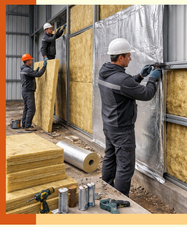 Утепление металлического ангара профессионально в Шуе