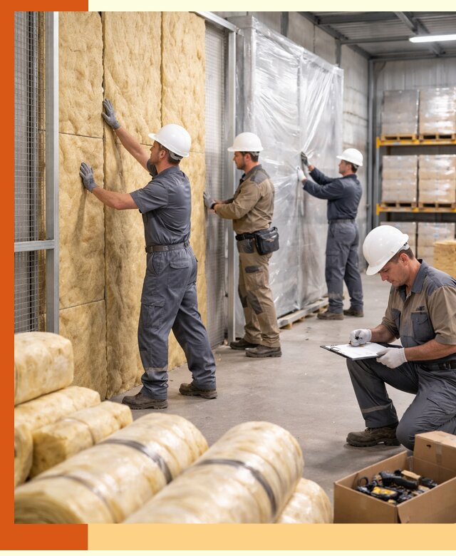 Утепление склада готовой продукции в Шуе качественно и быстро