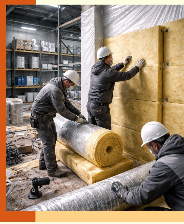 Утепление склада химсырья в Шуе: безопасная и эффективная изоляция