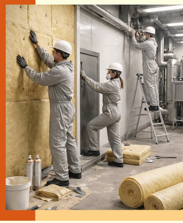 Утепление пищевого цеха под ключ в Шуе