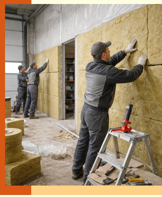 Утепление автосервиса и мастерских в Шуе качественно и надёжно