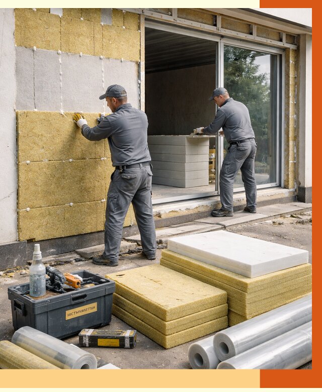 Утепление торгового павильона в Шуе от 14906 руб./м² под ключ | ТепломастерШуя