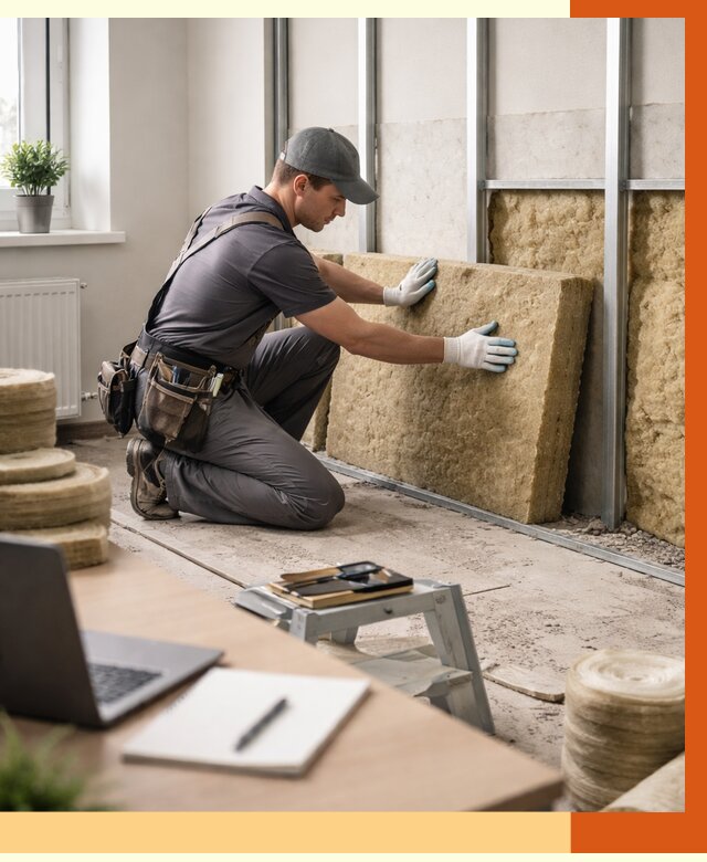 Утепление офиса в Шуе от 4626 руб/м2 — комплексное утепление офиса под ключ | ТепломастерШуя