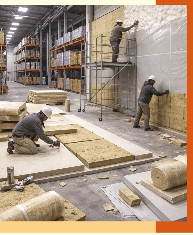 Утепление складского терминала в Шуе от 7710 руб./м² под ключ | ТепломастерШуя