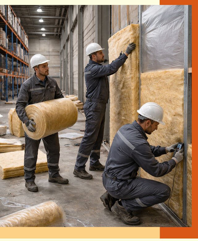 Утепление логистического центра в Шуе от 4626 руб/м² под ключ | ТепломастерШуя