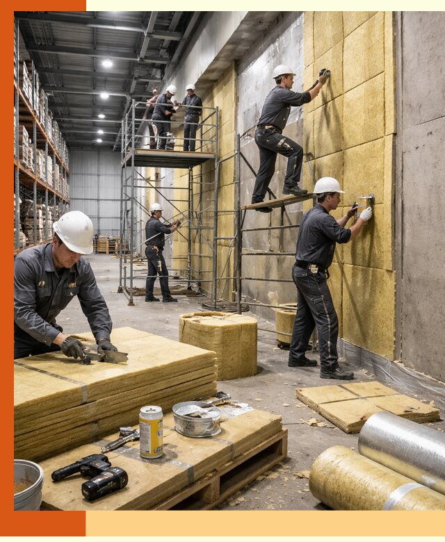 Утепление логистического центра в Шуе качественно и экономично