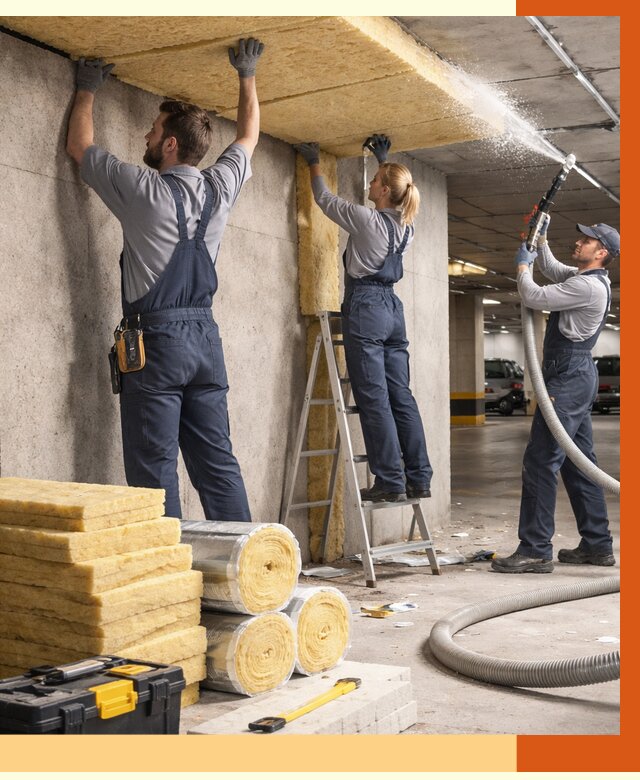 Утепление паркинга в Шуе от 6990 руб./м2 — работы под ключ | ТепломастерШуя