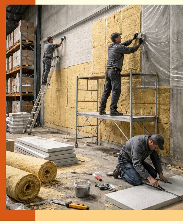 Утепление холодного склада под ключ в Шуе