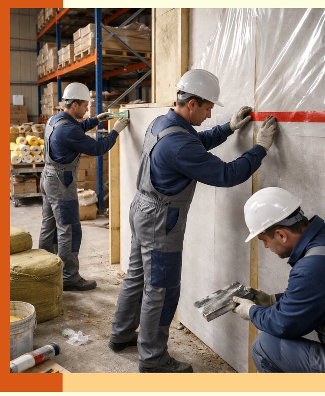 Утепление теплого склада под ключ в Шуе