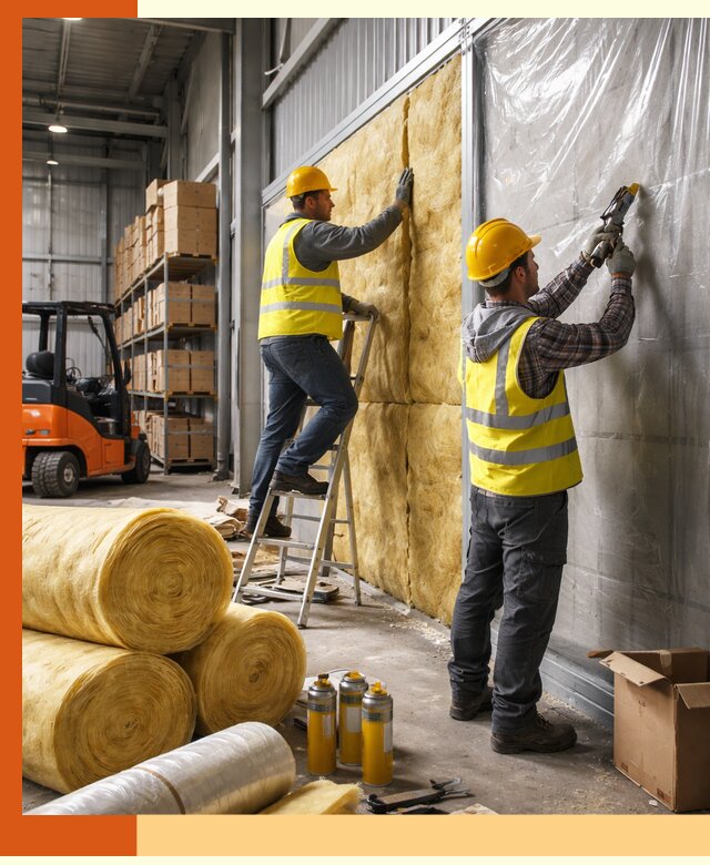 Утепление склада с техникой в Шуе под ключ