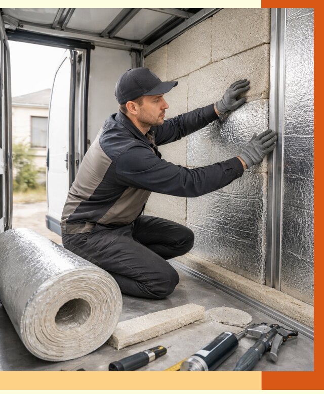 Утепление фургона рефрижератора в Шуе от 12850 руб./м² под ключ | ТепломастерШуя