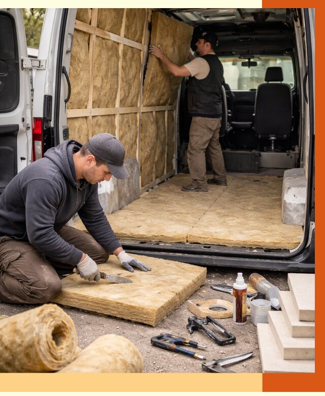 Утепление кемпера в Шуе под ключ от 12336 руб. — профессионально | ТепломастерШуя