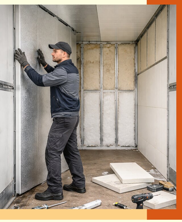 Утепление холодильного кузова в Шуе от 13878 руб. под ключ | ТепломастерШуя