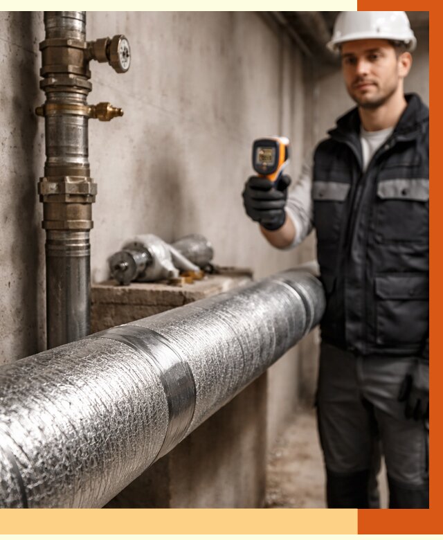 Утепление труб водоснабжения в Шуе от 8738 руб. за м² — услуги ТепломастерШуя