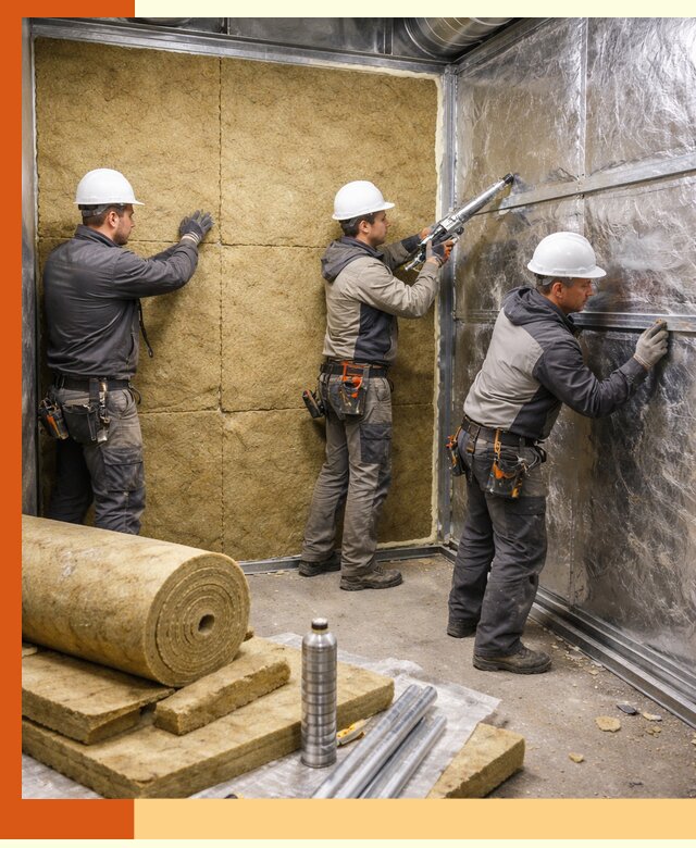 Утепление венткамеры в Шуе — качественная теплоизоляция и шумопоглощение