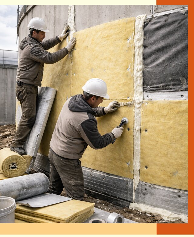 Утепление резервуара в Шуе от 28270 руб/м2 — монтаж ППУ и комплекс под ключ | ТепломастерШуя