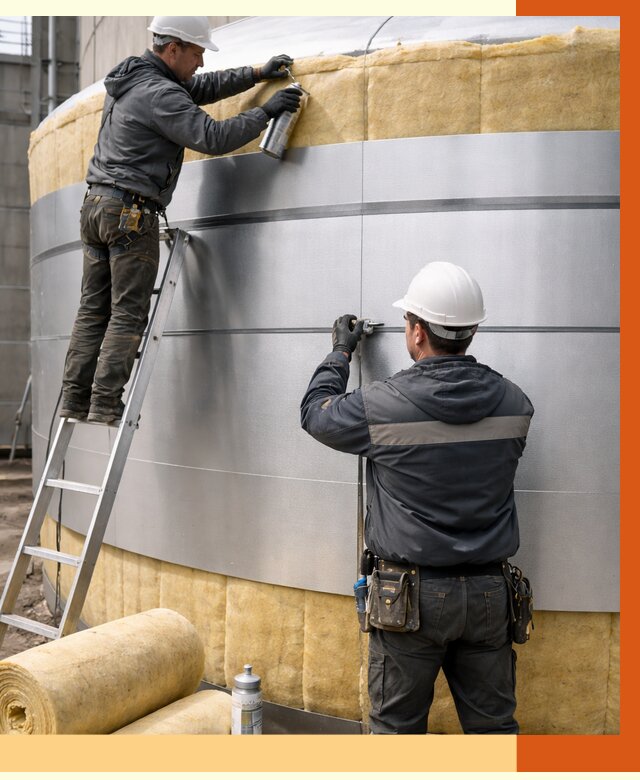 Утепление цистерны в Шуе пенополиуретаном от 14906 руб. под ключ | ТепломастерШуя