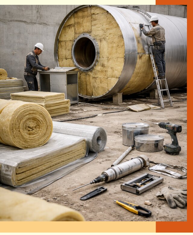 Утепление резервуара с топливом в Шуе от 28270 руб. под ключ | ТепломастерШуя