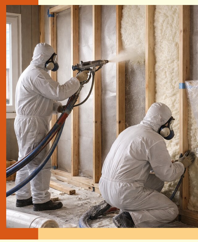 Утепление каркасной стены ППУ в Шуе для домов и коттеджей