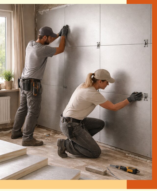 Утепление PIR панелями в Шуе от 4318 руб. под ключ | ТепломастерШуя