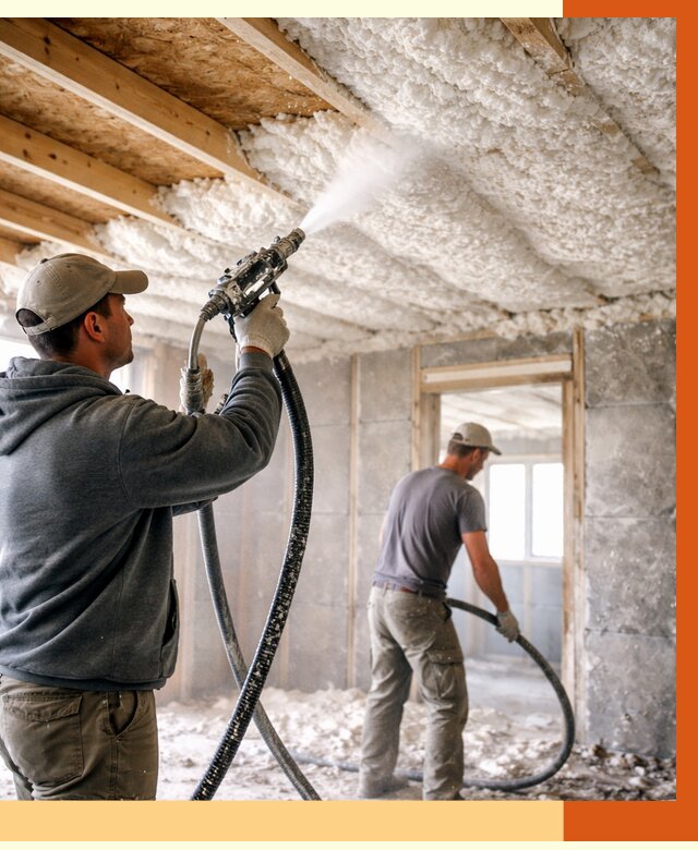 Утепление пеноизолом в Шуе от 1645 руб./м2 под ключ | ТепломастерШуя