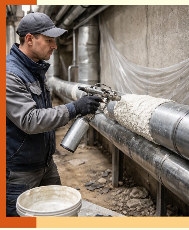 Утепление труб жидкой теплоизоляцией в Шуе