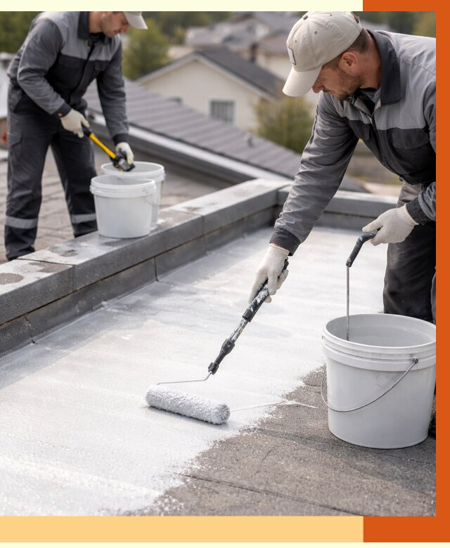 Утепление кровли жидкой теплоизоляцией в Шуе от 2210 руб./м2 | ТепломастерШуя