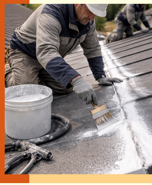 Утепление кровли жидкой теплоизоляцией в Шуе